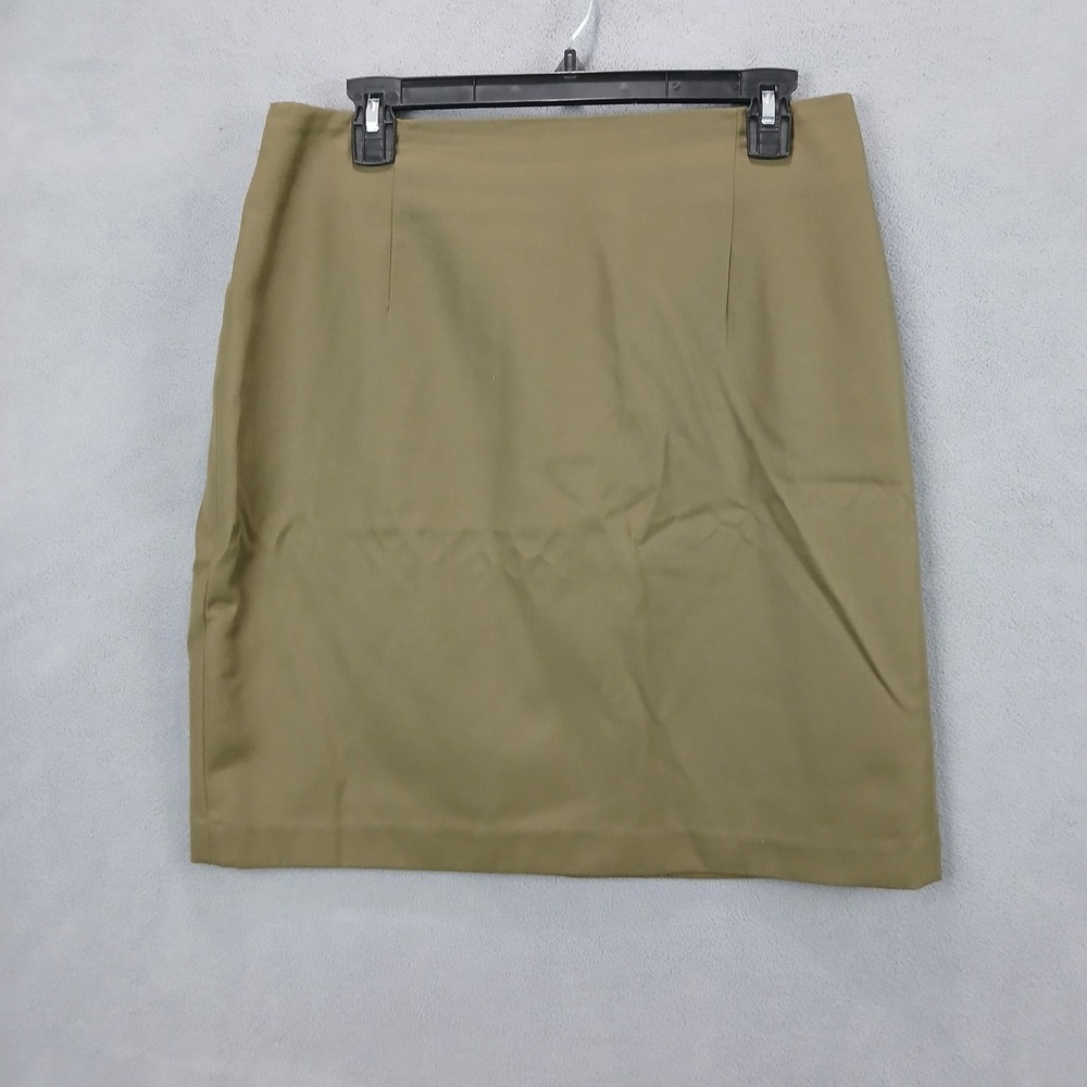 BP. Basic Mini Skirt Womens 13 Olive Green Pocket Back Zipper Everyday Wear‎